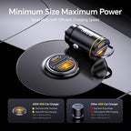 USB C Car Charger, PD 45W&QC 30W 2 Port Type-C Fast Charging Car Charger Lighter for MacBook Pro/Air, iPhone 17/16 /15Series, Galaxy S24 / S23, iPad Pro, AirPods and More