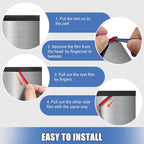 Rubber Edge Trim, Flexible Baby Proof Edge Protector for Sharp Edge, 3/16"(5mm) U Channel Edge Trim, Self-Adhesive Edge Guards for Glass, Plywood and Sheet Metal Parts, 10Ft, Black Color