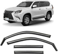 in-Channel Incredibly Durable Rain Guards for Lexus GX 2010-2023, Original Window Deflectors, Vent Window Visors, Vent Deflector, 4 pcs. - 610482
