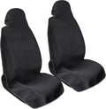 Waterproof Sweating Car Towel Seat Cover for Gym Workout, Running, Swimming, Beach and Hiking, Universal Fit Non-Slip Towel Bucket Seat Protector for Cars SUV Trucks (2 Pack)
