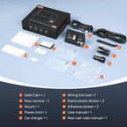 4K Dash Cam Front and Rear with STARVIS, Dashcam with 5GHz WiFi, GPS Car Camera, Super Night Vision, ADAS, 3'' IPS Screen, 24H Parking Mode, Time-Lapse, Loop Recording, Support 256GB Max (A800S) | 5GHz WiFi • ADAS • 24H Parking Mode • 3" IPS Scre...