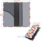 Premium Car Registration & Insurance Card Holder with Magnetic Shut, Vehicle Glove Box Car Organizer - For Documents, Cards, License (Heart symbol)