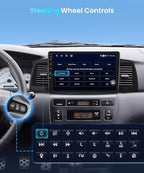 4+64G Car Radio Stereo for Toyota Corolla EX Screen 2007-2012 Android Wireless CarPlay Android Auto,9" IPS Touchscreen Car Stereo BT5.0, GPS,WiFi,SWC,59UI,32EQ AI DSP+Backup Camera for Corolla Radio