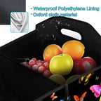 Butterfly Printed Pattern 50L Waterproof Polyester Trunk Organizer Car Storage MultiCompartment Large Capacity Poket