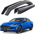 Goodyear Shatterproof in-Channel Window Deflectors for Hyundai Sonata 2020-2026, Rain Guards, Window Visors for Cars, Vent Deflector, Car Accessories, 4 pcs - GY008122