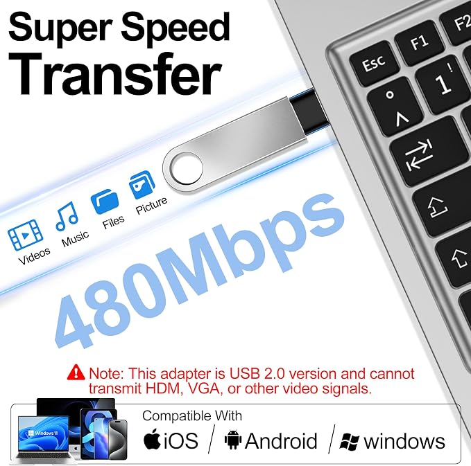𝟒𝐏𝐚𝐜𝐤 𝐔𝐩𝐠𝐫𝐚𝐝𝐞𝐝 USB to USB C Adapter,Type-C Female to A Male Charger Converter for iPhone 17 Charger,iWatch Ultra SE 9 10 11,iPhone 17 Pro Max 16 15 14,Samsung S25,AirPods,iPad,Car,Xbox