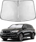 Windshield Sunshade Compatible for Acura MDX 2014-2018 2019 2020, Sun Visor for Front Windshield & Window Sun Shade Cover, UV Heat Blocker & Protector, Car Accessories