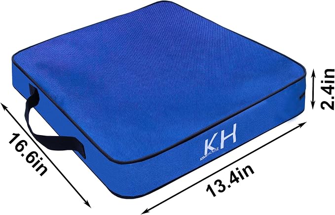 Indoor&Outdoor Chair Cushions, Stadium Seat Cushions for Bleachers, Boat Canoe Kayak Seat, Best for Camping, Bleachers, Sports Events