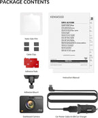 DRV-A310W GPS Dash Cam, Full HD Dashboard Camera, WDR/HDR Car Camera with Bluetooth & Wi-Fi Connectivity, G-Sensor, Collision Detection, Optional Rear Camera Support
