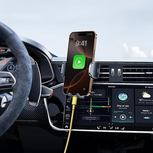 10 FT Car Carplay Cable for iPhone 17 16 15 Cable USB to USB C Cable[Apple MFi Certified] USB C Carplay Cord,iPhone 17 Charger Cord,iPhone 16 Car Charger,USB to Type C Cable Car Charging Cable(Yellow)