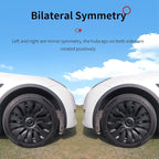 Wheel Cover for Tesla Model Y 4PCS Hubcaps for Tesla Wheel Cover Model Y(2020-2024) 19inch Storm Rim Full Cover Hubcaps Accessories (Storm Style, 19 inch)