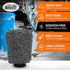 Chenille Car Wash Mitt (2-Pack) — Scratch-Free Microfiber Gloves