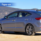 Window Visors Rain Guards for 2011-2016 Hyundai Elantra Sedan, Out-Channel Window Vent Wind Deflectors Visors Shades for 11-16 Elantra (EXCLUDES Elantra GT)