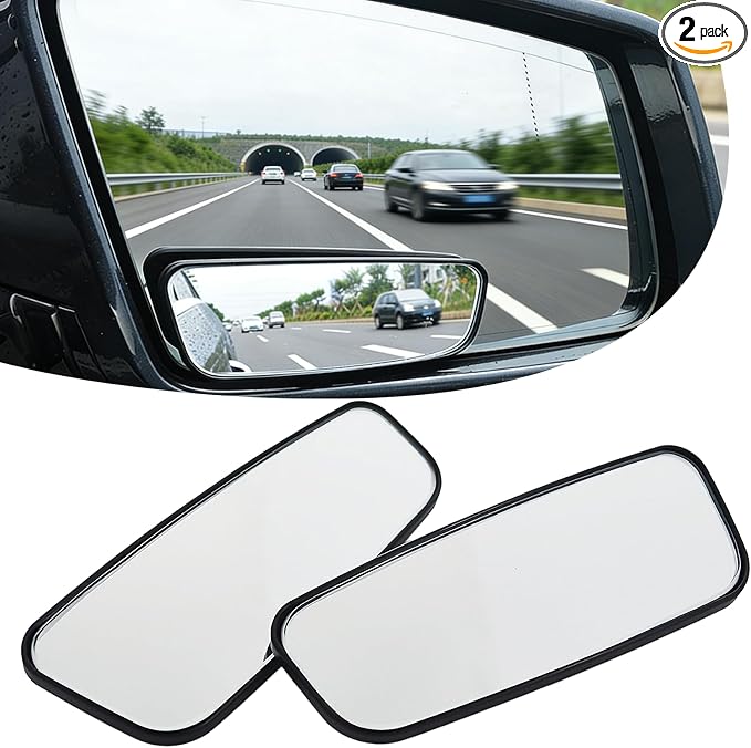 2PCS Car Blind Spot Mirror, Wideangle Rearview Mirror, Automobile Side Looking Glass, Universal Vehicle Parking Aid Tool