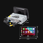 Elite Series BE7ACP-SD Car Stereo System - Apple CarPlay, Android Auto, 7 Inch Single Din, Touchscreen, Bluetooth Head Unit, Radio Receiver, No CD Player, Hook Up to Amplifier