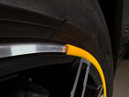 Rim Protector Kit for Car Wheels – Alloy Wheel Guard Strip Kit Fits up to 21" Rims | Set of 4 Rim Protectors | Easy to Install Curb Rash Defense for Rims (Yellow)