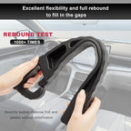 2PCS Car Seat Gap Filler Organizer, PU Leather Crevice Blocker Gap Plug Between Seat and Console, Universal Car SUV Truck Gap Organizer Stop Phone Wallet Keys from Dropping