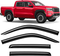Voron Glass Tape-on Extra Durable Rain Guards for Nissan Frontier 2022-2026 Crew Cab, Window Deflectors, Vent Window Visors, 4 Pieces - 100912