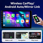 [4+64G] 8-Core Qualcomm Android 15 Car Stereo for Kia Sorento 2009-2012 with Wireless Carplay&Android Auto,10.1 Inch Car Radio with Mirror Link Bluetooth 5.1 FM/RDS DSP WiFi GPS SWC