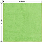 Green Microfiber Cleaning Cloth 20 Pack 11.5 x 11.5 Inch Microfiber Towels for Cars Ultra Absorbent Cleaning Rags Lint Free Cleaning Towels for Household Kitchen, Window Car