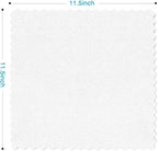 Orighty Microfiber Cleaning Cloth, 800 Pack Highly Absorbent Cleaning Rags, Household Cleaning Supplies, Reusable Microfiber Towels Lint Free Cloths for House, Kitchen, Car Care, 12x11 inch, White