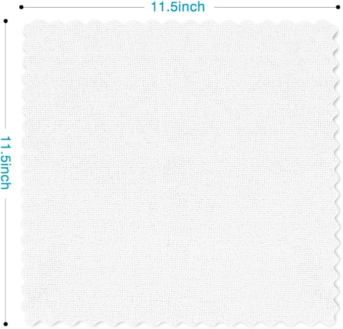 Orighty Microfiber Cleaning Cloth, 100 Pack Microfiber Towels for Cars, Multi-Purpose Shop Towels Cleaning Rags Bulk for Car, Home, Kitchen, 11.5’’ x 11.5’’, White