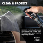 Rapid Ceramic Interior Detailer and Protectant (28 fl oz.) – Quick and Easy – Multi-Surface Safe – Interior Car Cleaner Spray – Dry to the Touch – Clean and Protect Your Car, Truck, or SUV