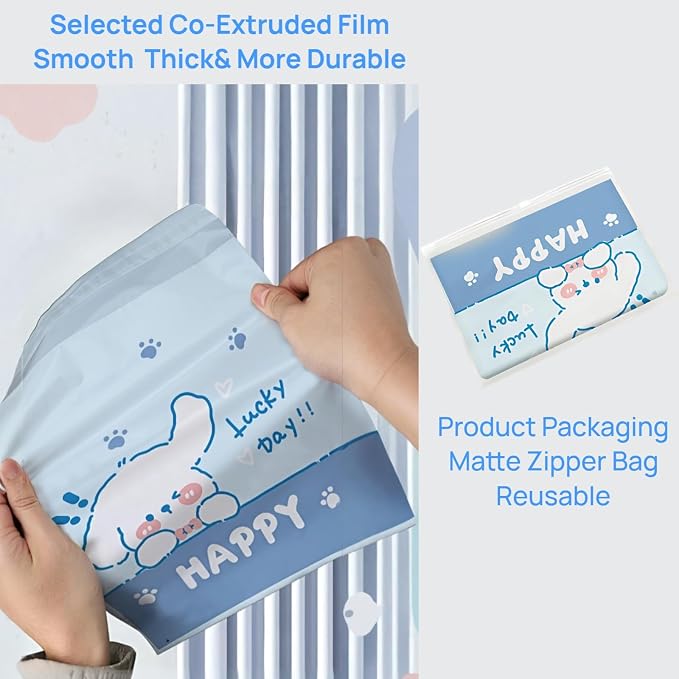 60PCS Space-Saving Hanging Car Trash Bags, Easy Stick-On Disposable Leakproof Garbage Bag & Vomit Bags for Auto, Camping, Travel, Office and Home Use
