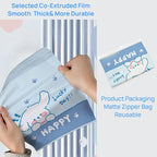 60PCS Space-Saving Hanging Car Trash Bags, Easy Stick-On Disposable Leakproof Garbage Bag & Vomit Bags for Auto, Camping, Travel, Office and Home Use