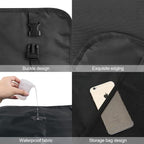 Heavy Duty Kick Mat, 2 Pack Car Seat Back Protectors, Upgraded Waterproof Fabric, Car Back Seat Cover for Kids, Pets with 3 Reinforced Mesh Storage Pockets