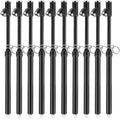 10 Pack Dual Head Tire Pressure Gauge Heavy Duty Air Pressure Tire Gauge for Auto Truck Car RV Van Gage Range 10-150PSI, 1-10Bar (Black)