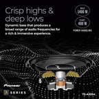 TS-A30S4 12” Component Subwoofer, 1400 Watts Max Power