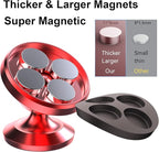 【2 Packs Magnetic Phone Holder for Car【Strong Magnet】 Phone Holders for Your Car Phone Holder Mount【4 Metal Plate】 Universal Car Accessories for Women Men for iPhone Samsung Speakerphones