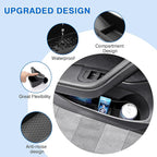 Door Side Storage Box and Trash Can for 2024 2025 2026 Refresh Tesla Model 3 Highland Accessories Front Rear Door Insert Slot Storage Tray Organizer Protector Garbage Bin with Trash Bags 6PCS