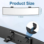 Interior Rearview Mirrors, Universal Panoramic Car Rear View Mirror Accessories, Wide Angle Reduce Blind Spot Effectively for Car, Jeep, Truck, Motorcycle, Tractor, ARB, ATV, SUV, RV