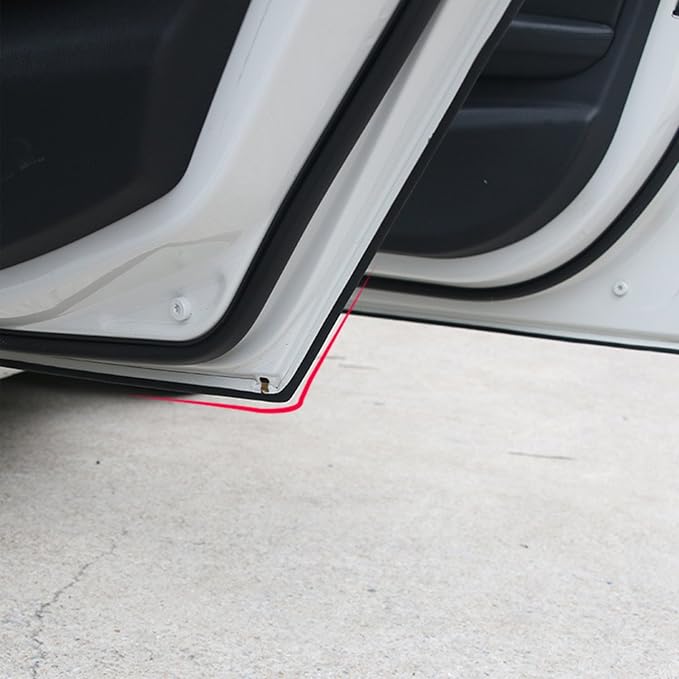 Eytool Car Door Protectors Edge Guards,16Ft(5M) Car Edge Trim Rubber Seal Protector with U Shape Car Protection Door Edge Guard Fit for Most Car(Black)