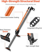 Farm Jack 60inch, 7000 lbs Capacity Ratcheting Off Road Jeep Jack for Tractor, Truck, SUV, Bumper Lift, Orange
