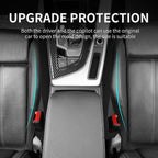 2PCS Car Seat Gap Filler,Super Flexible Car Side Seat Gap Filler CCar interior Accessories,Universal Car Organizer Between Seats for Tightly Filling Seat Gaps(Carbon Fiber/2PCS)…