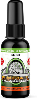 (Kush, 1 Pack) Concentrated Air Freshener for Room and Car Spray - Oil-Based Diffuser Spray Bottle - Long-Lasting Bathroom Spray, Car Freshener, & Odor Eliminator Spray