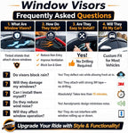 2025 2026 Tape-On Rain Guards for Chevrolet Chevy Equinox Side Window Visor Deflectors Extra Thick Shade LT RS ACTIV EV