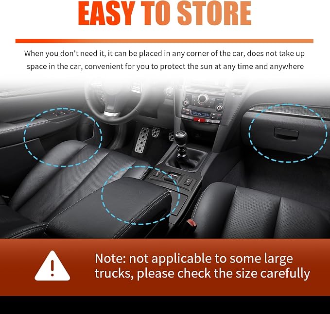 Car Steering Wheel Cover Sun Shade,3-Layer Aluminum Film Car Wheel Cover Protects Against Sun Damage,Universal Sterring Wheels Covers Cars Accessories for Cars,SUVs