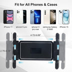 kelofam Phone Mount for Car,Car Rear View Mirror Phone Holder, Multifunctional 360°Rotatable and Retractable Tablet Holder for Car，Suitable for iPhone,iPad,Samsung Z Fold 7 6 5, All Foldable Phones