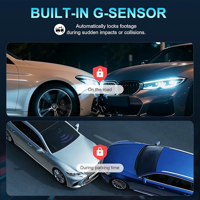 PERNIS 4K Dash Cam Front and Rear, STARVIS 2 IMX675 Sensor, HDR Super Night Vision, 24H Parking Mode,5.8GHz WiFi-20MB/s Fast Download with APP, Dash Camera for Cars with ADAS, 3.16" LCD(DS315 Plus)