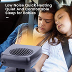 Car Heater,200W Portable Fast Heating Auto Car Heater Defroster Windshield Defogger Automobile Windscreen Heater Plug in Cigarette Lighter 360 Degree Rotary (Black)