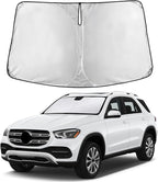 Windshield Sunshade Compatible for Mercedes Benz GLA Class 2015-2018 2019 2020, Sun Visor for Front Windshield & Window Sun Shade Cover, UV Heat Blocker & Protector, Car Accessories