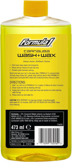 Car Wash and Carnauba Wax, 2-in-1 Car Cleaning Soap for Auto Detailing, Removes Tough Dirt and Leaves a Brilliant Shine (16 ounces)