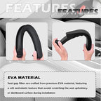 2-in-1 Upgraded Car Seat Gap Filler with Hook,2PCS Double Side Car Seat Gap Plug with Storage Slot,Universal in Between Cars Seats Catcher Cars Interior Accessories