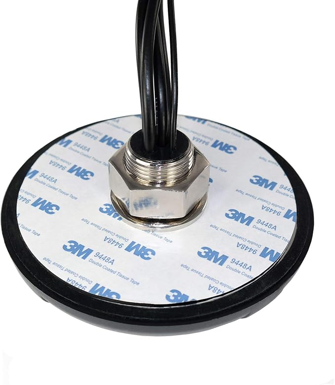 5-in-1 Professional Low-Profile MIMO LTE + Wi-Fi + GPS Screw Mount Combination Vehicle Antenna Compatible with Cradlepoint, Digi, Peplink and Other Modems/Routers (ANT-500-221)