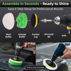 26Pcs Car Detailing Kit – Car Cleaning Kit, Drill Brush for Car Seats Detailing, Car Detailing Brush Set, Car Cleaning Supplies, Car Wash Mitt, Car Wash Brush, Car Wash Sponges, Wheel Brush