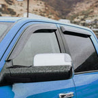 Goodyear Shatterproof Side Window Deflectors for Dodge RAM 2500 3500 2019-2026 Crew Cab, Tape-on Rain Guards, Window Visors, Vent Deflector, Vent Visor, Truck Accessories, 4pcs- GY008903
